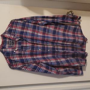 Club Room XL Checkered Button Up Shirt